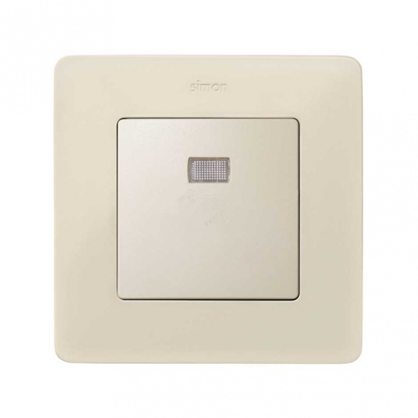 Simon 82 Слоновая кость Клавиша 1-ая с окном для символа (82972..,82982)