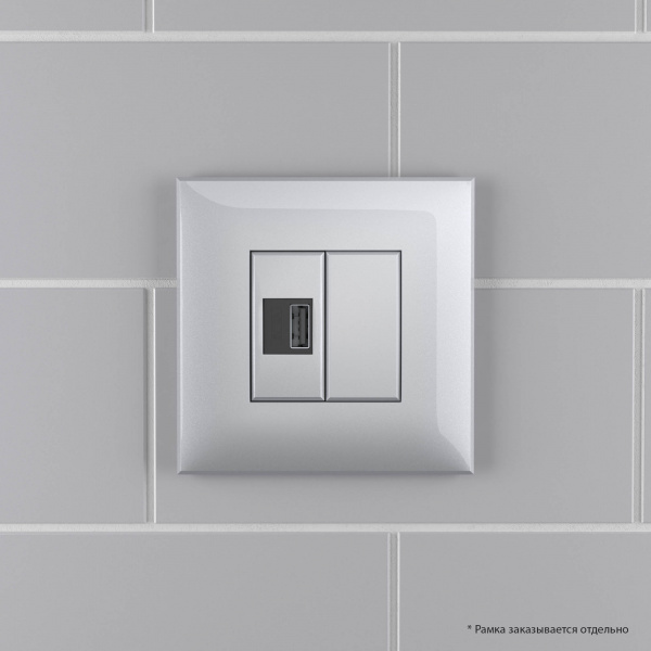 DKC Avanti Закаленная сталь Зарядное устройство USB