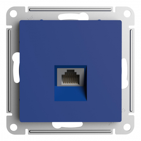SE AtlasDesign Аквамарин Розетка компьютерная RJ45, кат. 6A, механизм