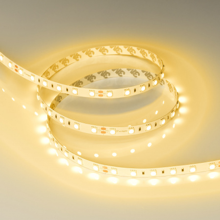 Arlight Светодиодная лента RT-B60-10mm 24V Yellow (14.4 W/m, IP20, 5060, 5m) (14.4 Вт/м, IP20)