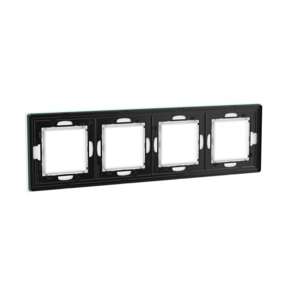 DKC Avanti Белый Стекло Рамка 8 модулей