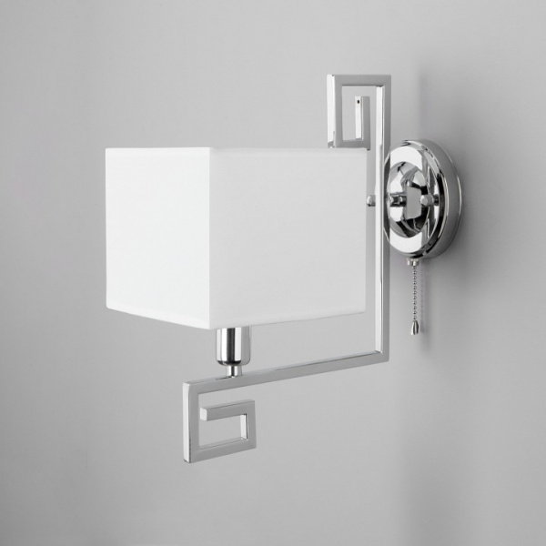 Бра с квадратным абажуром 60115/1 хром Eurosvet Alma