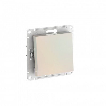 Systeme Electric AtlasDesign Жемчуг Выключатель с самовозвратом, сх.1, 10АХ, мех., быстрозажим. клем.