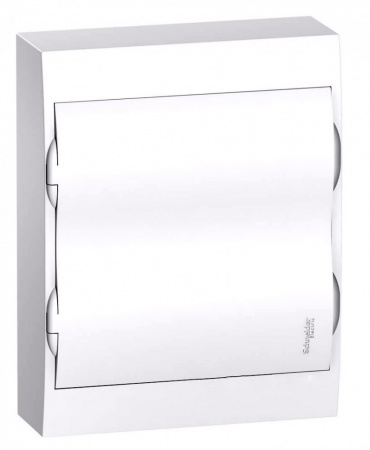 SE EASY 9 Корпус навесной с белой дверью 2ряд/24мод, IP40, IK07, 63А, 2 клеммы