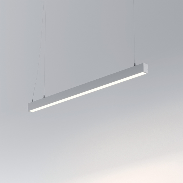 Светильник SP-LINE-HANG-4970-L970-41W Day4000 (RAL9006, 120 deg, 230V) IP33 (Arlight, Металл)