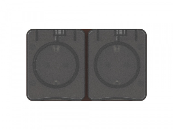 Systeme Electric AtlasDesign Profi54 Наруж Коричневый Розетка с заземлением со шторками 16А 250В