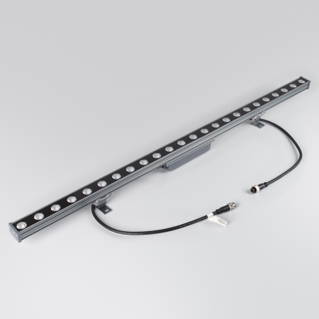 Линейный прожектор AR-LINE-1000-24W Warm3000 (GR, 30 deg, 230V) (Arlight, IP65 Металл, 3 года)