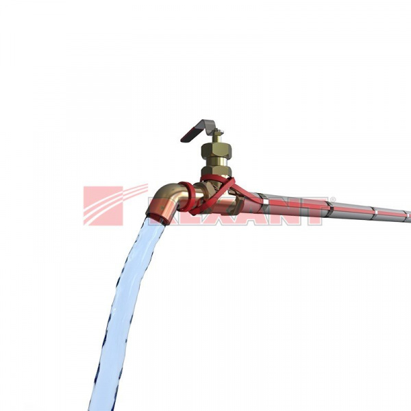 Греющий саморегулирующийся кабель (комплект в трубу) 10HTM2-CT (25м/250Вт) Rexant