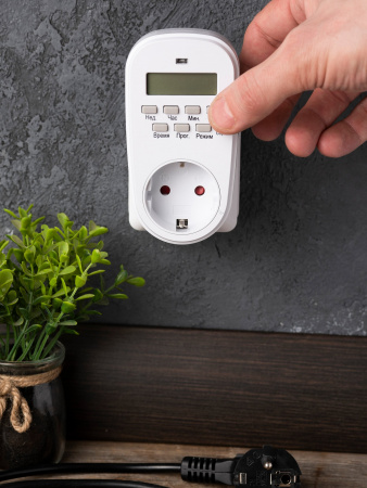 EKF PROxima Розеточный электронный таймер SAT-20p 16A недельный