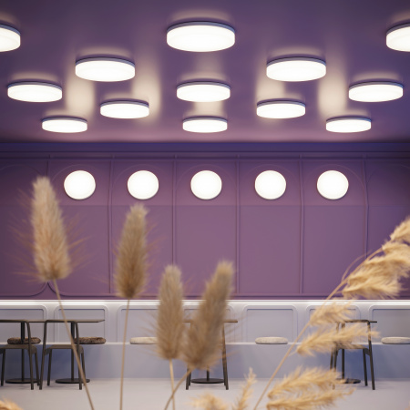 Потолочный светодиодный светильник Arlight CL-Smurf-R400-30W Day4000-Mix 036669