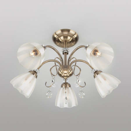 Потолочный светильник 30155/5 античная бронза Eurosvet Floranse