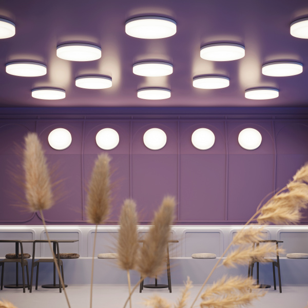 Потолочный светодиодный светильник Arlight CL-Smurf-R400-30W Day4000-Mix 036669