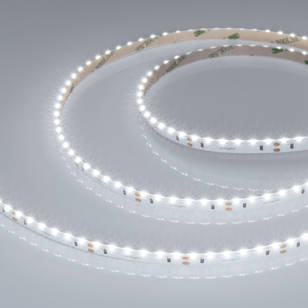 Arlight Лента RS-S120-8mm 24V White6000 (9.6 W/m, IP20, 3014, 5m) (боковое свечение)