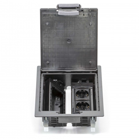 DKC Лючок напольный c изменяемой глубиной, 8 модулей