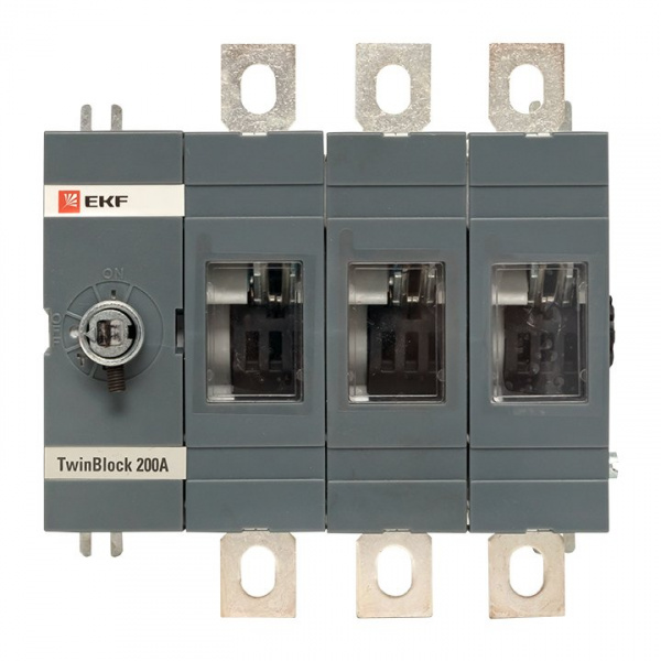 EKF PROxima Рубильник 200A 3P без рукоятки управления TwinBlock