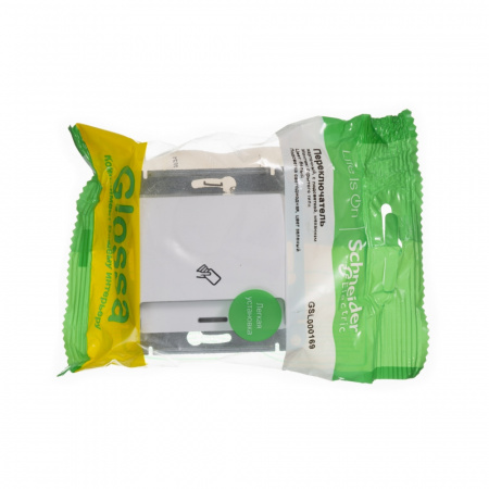 SE Glossa Бел Выключатель карточный, сх.6