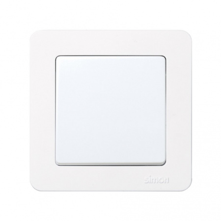 Simon 27 Коробка подъемная для накладного монтажа на 1 пост или 2 узких механизма белого цвета