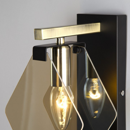 Бра в стиле лофт 60116/1 черный Eurosvet Aragon