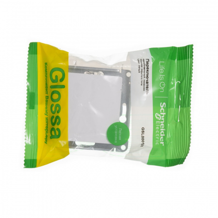 SE Glossa Бел Переключатель 1-клавишный, сх.6, 10АХ