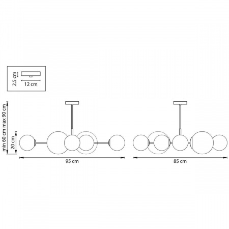 Подвесная люстра Lightstar Croco 815480