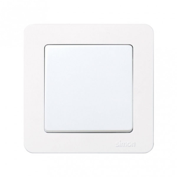 Simon 27 Коробка подъемная для накладного монтажа на 2 поста или 4 узких механизма белого цвета