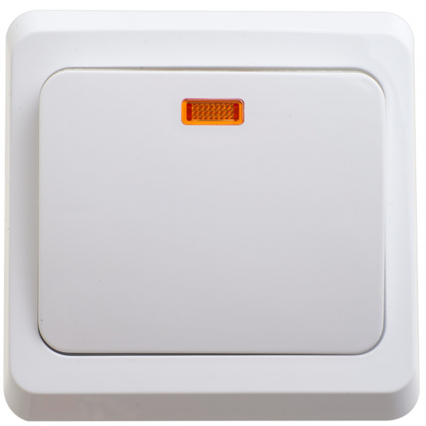 SE Этюд Бел Выключатель 1-клавишный с подсветкой