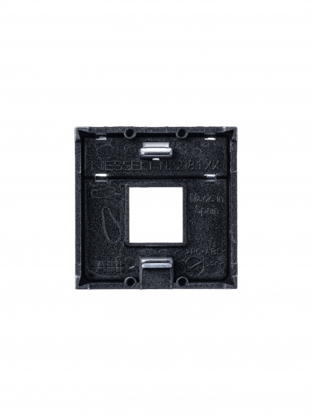 ABB NIE Zenit Серебро Накладка 1-я тел/комп розетки(для суп.2017.2,2017.3,2018,2018.5,2018.6,2018.8