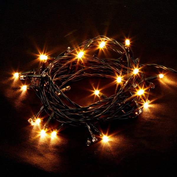 Гирлянда нить 5 м IP20 400-001 теплый белый Eurosvet 400-001