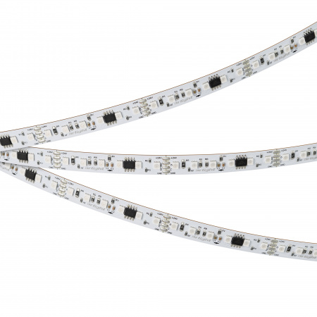Лента SPI-A120-10mm 24V RGB-PX6-BPT (23 W/m, IP20, 2835, 5m) (Arlight, бегущий огонь)