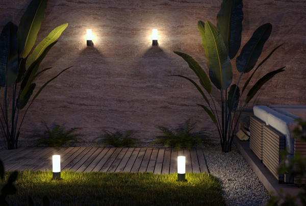 Фонарь уличный (столб) O418FL-01GR Maytoni Willis