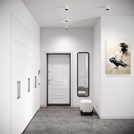 Светильник потолочный светодиодный 10W 4200K белый/чёрный жемчуг 25034/LED Elektrostandard Orson a062929