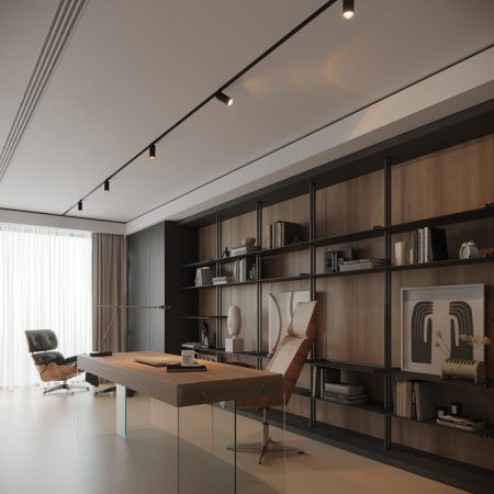 Slim Magnetic R01 Трековый светильник 6W 3000K черный 85011/01 Elektrostandard Slim Magnetic a067378