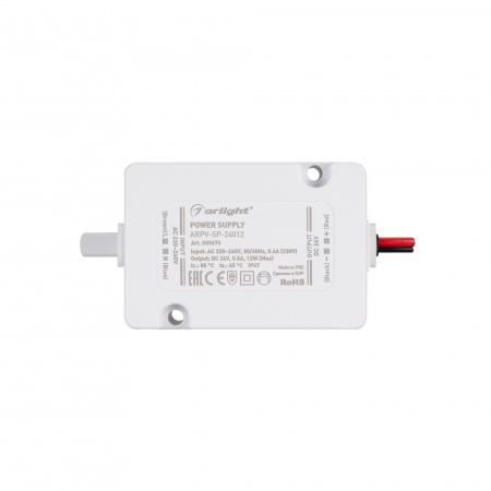 Arlight Блок питания ARPV-SP-24012 (24V, 0.5A, 12W) (IP67 Пластик, 5 лет)