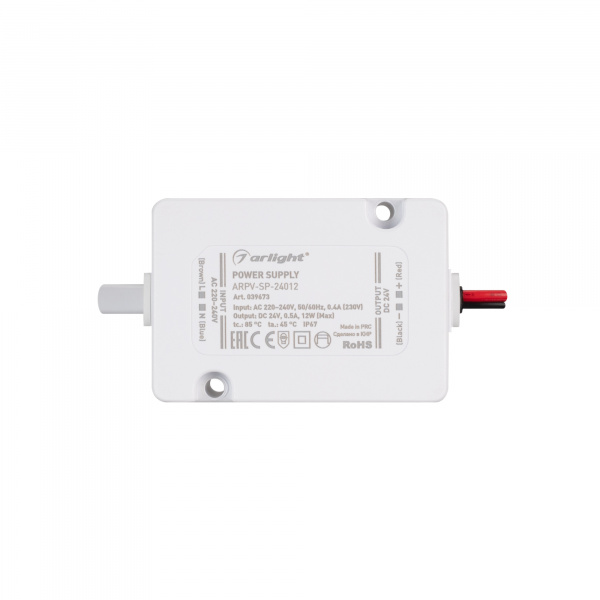 Arlight Блок питания ARPV-SP-24012 (24V, 0.5A, 12W) (IP67 Пластик, 5 лет)
