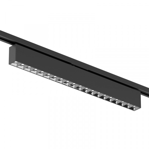 DK6644-BK Поворотный однофазный трековый светильник EDDER со светодиодом L538mm 220V 40W 30° 4000K IP20 черный алюминий