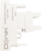 Donel Розетка DEC RJ45 UTP кат.6a, 1мод., бел. (22.5х45мм), DECF12W6A