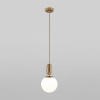 Подвесной светильник с плафоном 50197/1 латунь Eurosvet Bubble