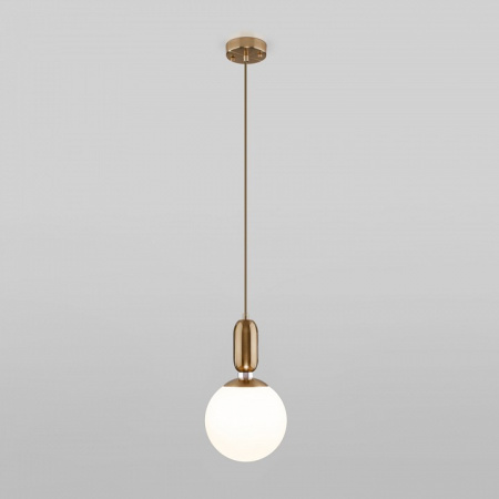 Подвесной светильник с плафоном 50197/1 латунь Eurosvet Bubble