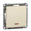 SE Wessen 59 Беж Выключатель 1-клавишный с подсветкой 10АХ