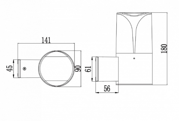 Настенный светильник (бра) O016WL-01B Maytoni Piccadilly