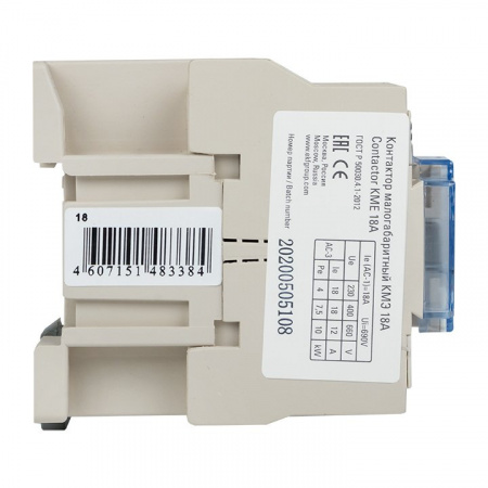 EKF PROxima Контактор КМЭ малогабаритный 18А 380В 1NC