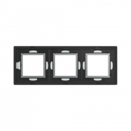 DKC Avanti Светло-Серый Стекло Рамка 6 модулей