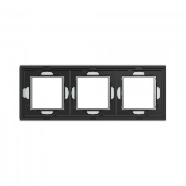 DKC Avanti Светло-Серый Стекло Рамка 6 модулей