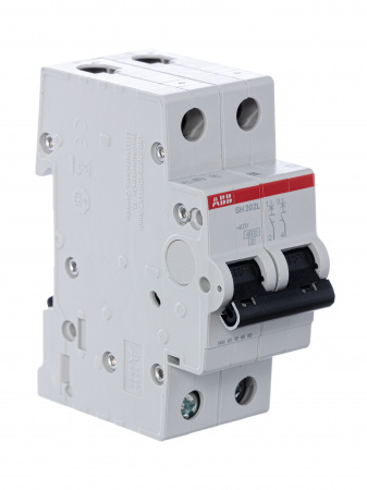 ABB Выключатель автоматический 2-пол. SH202L C20