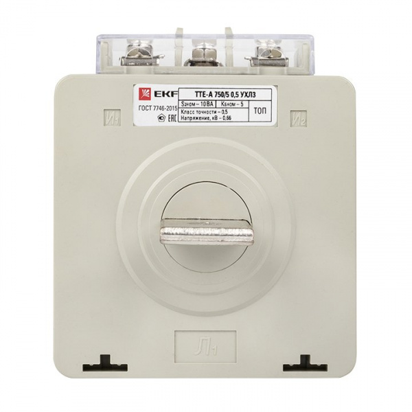 EKF PROxima Трансформатор тока ТТЕ-A-750/5А с клеммой напряжения класс точности 0,5