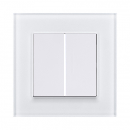 Рамка 1-постовая, стекло белый Kollinger Asthetik AS1WH