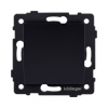 Выключатель 1-клавишный перекрестный 10А/250В, черный Kollinger REA-S-006BK для Aspekt, Eleganz, Reflex
