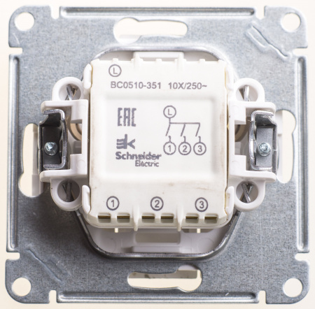 SE Wessen 59 Шампань Выключатель 3-клавишный, 10АХ