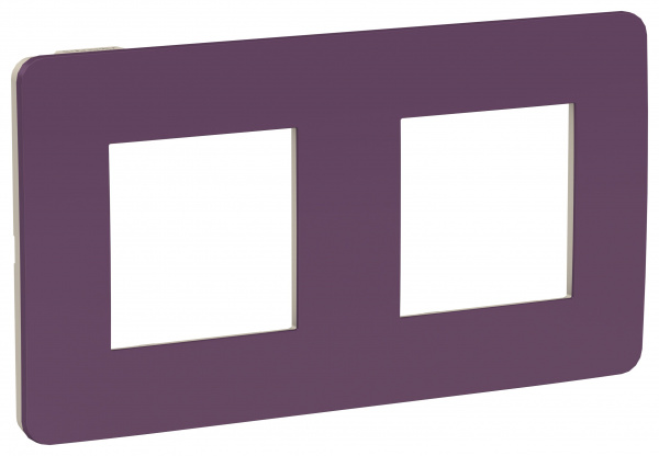 SE Unica Studio Лиловая/Бежевая Рамка 2-ная