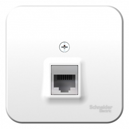 SE Blanca наруж Бел Розетка компьютерная RJ45, кат.5E, изолир. пластина